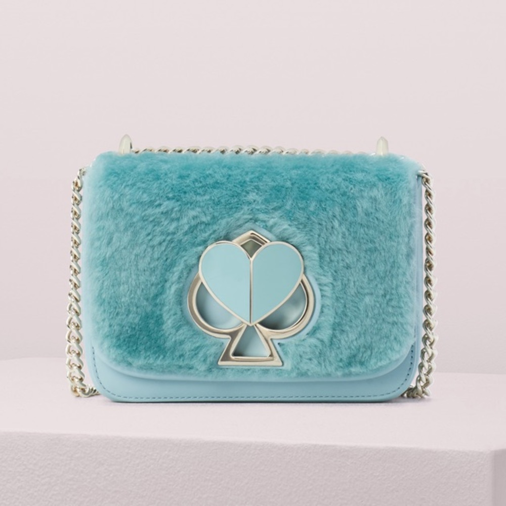 KATE SPADE Nicola Faux Fur Twistlock Shoulder